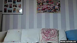 Maxine X Pounds Her Ass Deep with Massive Dildo