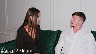 Brunette Begs Lover To Pee In Eyes And Drench Her During Wild Pussy Fuck