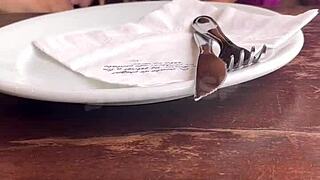 Wifey spreads for stud on street and in car while hubby films