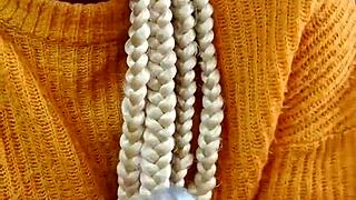 Hairy brazilian slut fingers wet pussy squirting milky juices everywhere