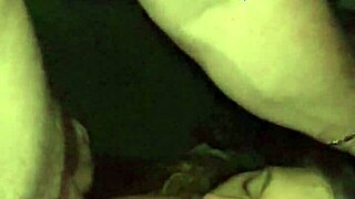 Cute Amateur Kneels for Intense Creampie Blowjob