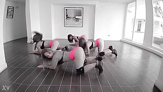 bold babes shake asses wildly in sexy twerking frenzy