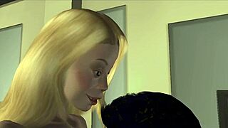 Blonde Teen Babysitter Rides Hard In Animated Cowgirl Frenzy