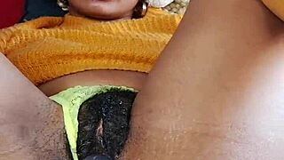 Hairy brazilian slut fingers wet pussy squirting milky juices everywhere