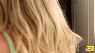 Busty blondes Alana Evans and Sienna Day celebrate birthday with hot lesbian licking