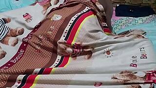 Curvy Ebony Babe Bent Over Bedroom Doggystyle Spanked with Big Ass Shaking