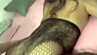 Dirtiest Egyptian slut wife gets pussy pounded by janitor in bedroom till cum