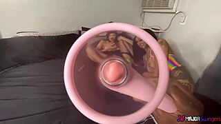 ava and selina can't resist sharing rome majors' massive bbc in wild swingers fun.