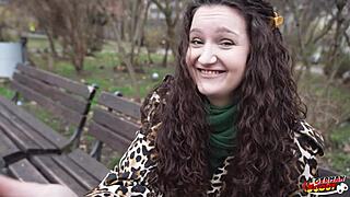 alisa horakova big saggy tits hairy pussy german casting tease