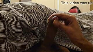 Rishi Bhardwaja plays dirty with his massive monster cock fetish feet talk