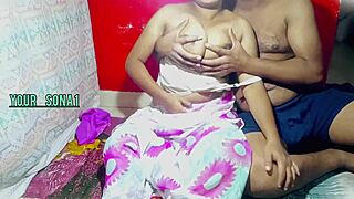 Horny guy ravages lonely sona with intense indian sex