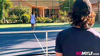 Bold MILF Strips Naked for Intense Wrestling Match