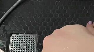 Nadia Ali Squirts Wild in Luxury Teen Shower Tease!