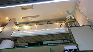 Boss fingers sexy assistant's wet pussy mid customer chat