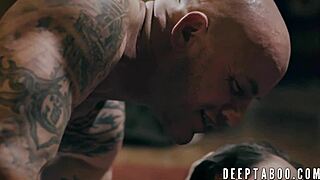 CASEY CALVERT'S ASS RIPPED BY DERRICK PIERCE POST-WRESTLE