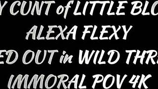 alexa flexy rides huge cocks in wild gangbang orgy