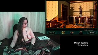 Old brunette bbw with big natural tits glasses plays naked clock game part 2