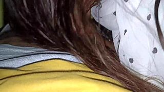 college girl dipika delivers sloppy deepthroat action.