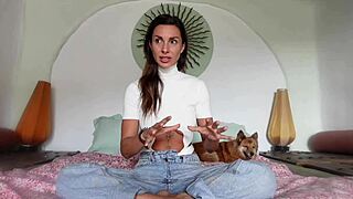 Roxy Fox Demonstrates Foreskin Versus Circumcised