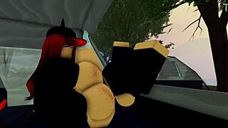 narrative transsexual's tight pussy creampie outdoor as sleeping beauty wakes to hard cock