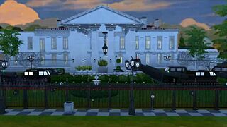 Kim K's presidential pussy pounded in office adventure