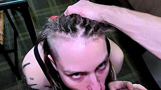 he licked my pussy till i came then used me on the table with his hot seed after my blowjob