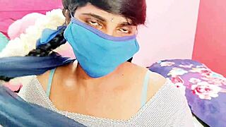 Schoolgirl moans dirty telugu talk during first hard fuck