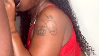 keisha minaj sucks monster bbc to explosive cumshot