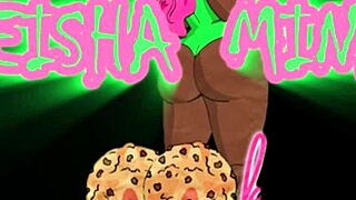 keisha minaj sucks monster bbc to explosive cumshot