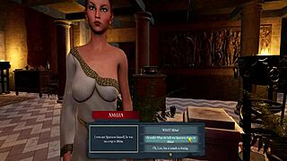 playing slaves of rome, hermaphrodite teases wife's pants