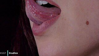 Karly's Bold Huge Cock Sucking Facial Domination
