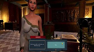 playing slaves of rome, hermaphrodite teases wife's pants