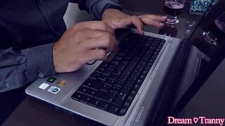 beautiful shemale bella salvatore barebacks tight ass