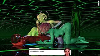 Redhead Midnight Ride on Monster Cock Holiday