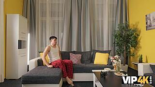 Vip4k Brunette Girlfriend Moans from Hardcore Ass to Mouth Rimjob