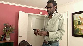 gorgeous blonde teen takes massive interracial cock deepthroat cumshot