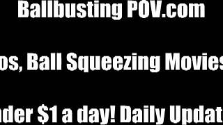 Can You Survive My Brutal Ballbusting Torment?