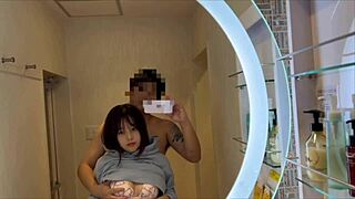 amateur japanese girlfriend contorts face in intense private sex ecstasy