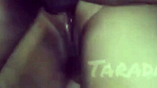 hot latina's fat ass drips cum after deep anal creampie and hairy pussy pounding