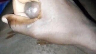 African beauty hides massive throbbing black cock ready for steamy solo reveal