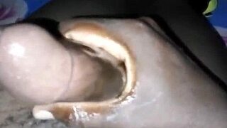 African beauty hides massive throbbing black cock ready for steamy solo reveal