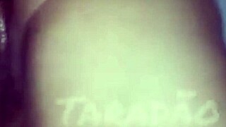 hot latina's fat ass drips cum after deep anal creampie and hairy pussy pounding