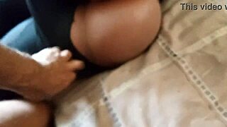 Big booty african sex doll cheeks spread for deep cock sliding thrust