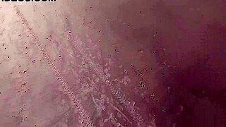 stunning redhead beach walk turns into public tit tease voyeur dream