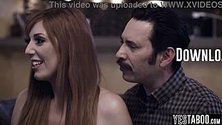 Big Tits Babysitter Threesome with Curvy Milf