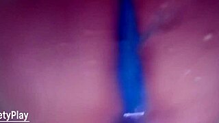 Chubby wife wets huge pussy panties peeing on toilet cam closeup