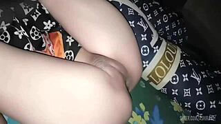 filipina beauty masterfully sucks boyfriend's cock in passionate bedroom session