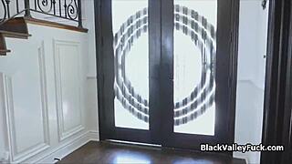 imagine catching your nude ebony neighbor sunbathing then fucking her hard outdoors!