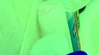 candy cruise skinny asian babe gags on cock in poolside deepthroat choking blowjob