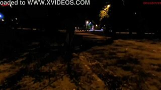 sissi sucks my cock on street then i blast cum all over her pretty face!